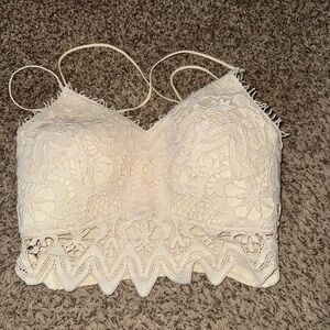 Willow Cream Lace Bralette